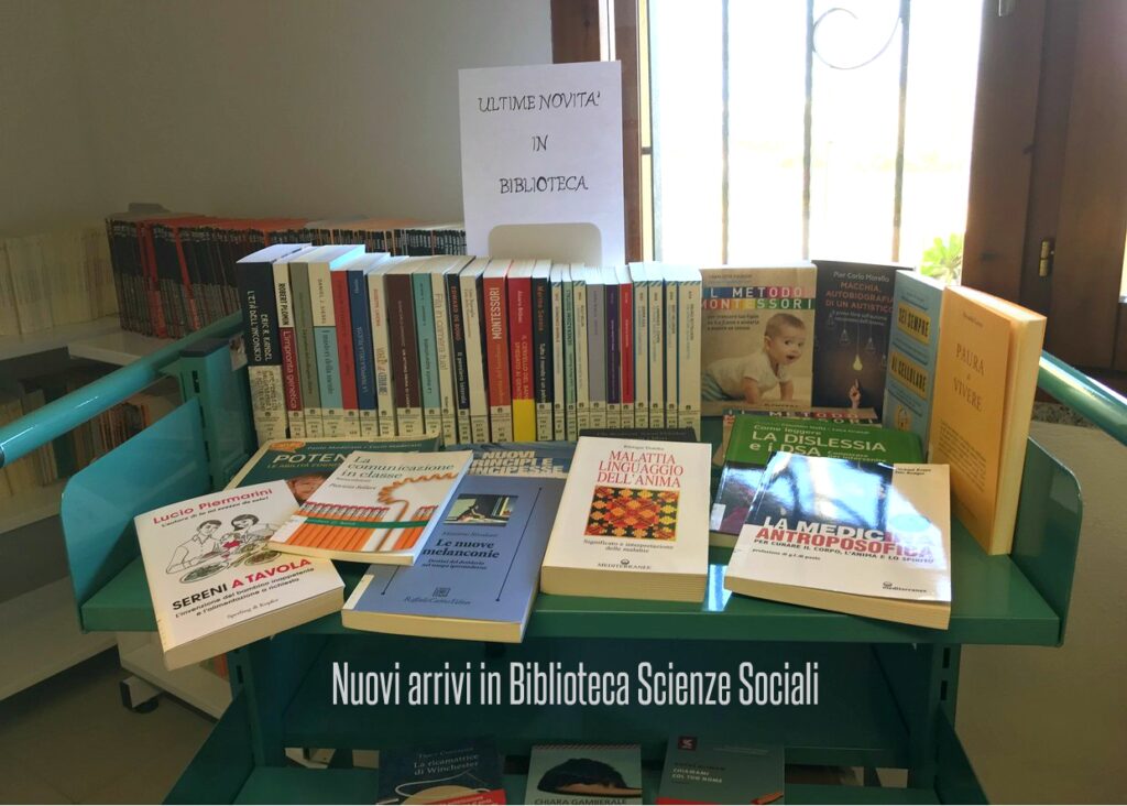 Nuovi Arrivi in Biblioteca Scienze Sociali Ottobre-Novembre 2020