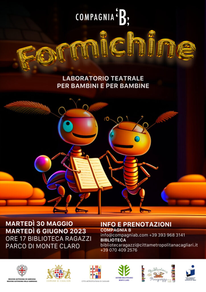"Formichine": laboratorio teatrale gratuito per bambini e bambine